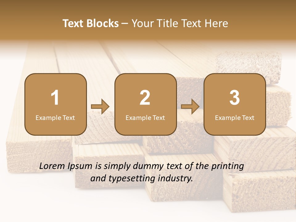 Plank Industry Stack PowerPoint Template