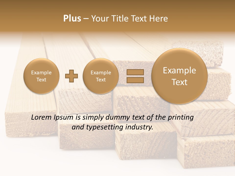 Plank Industry Stack PowerPoint Template
