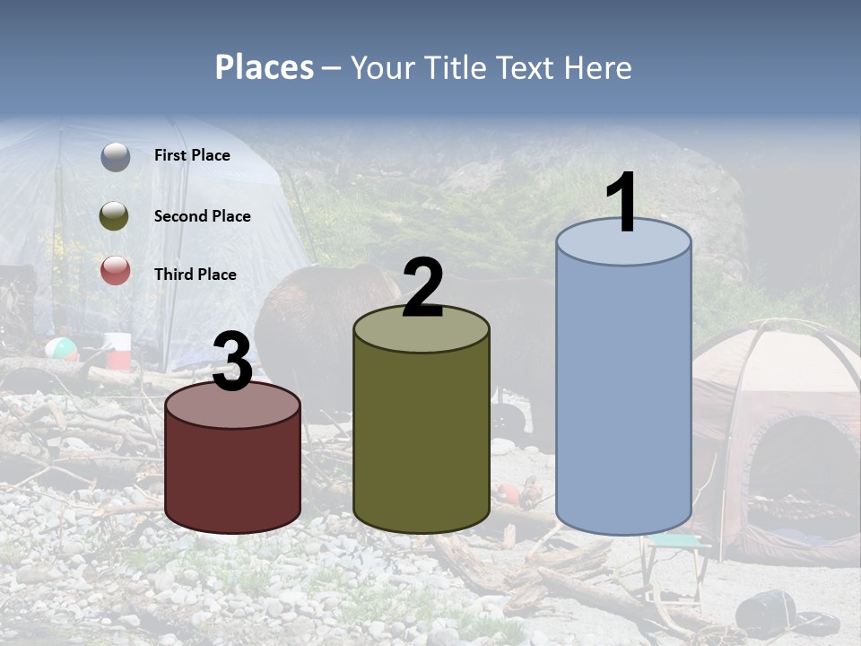 Omnivore Ice Chest Huge PowerPoint Template