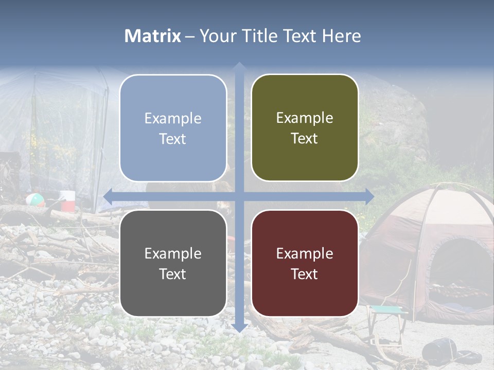 Omnivore Ice Chest Huge PowerPoint Template