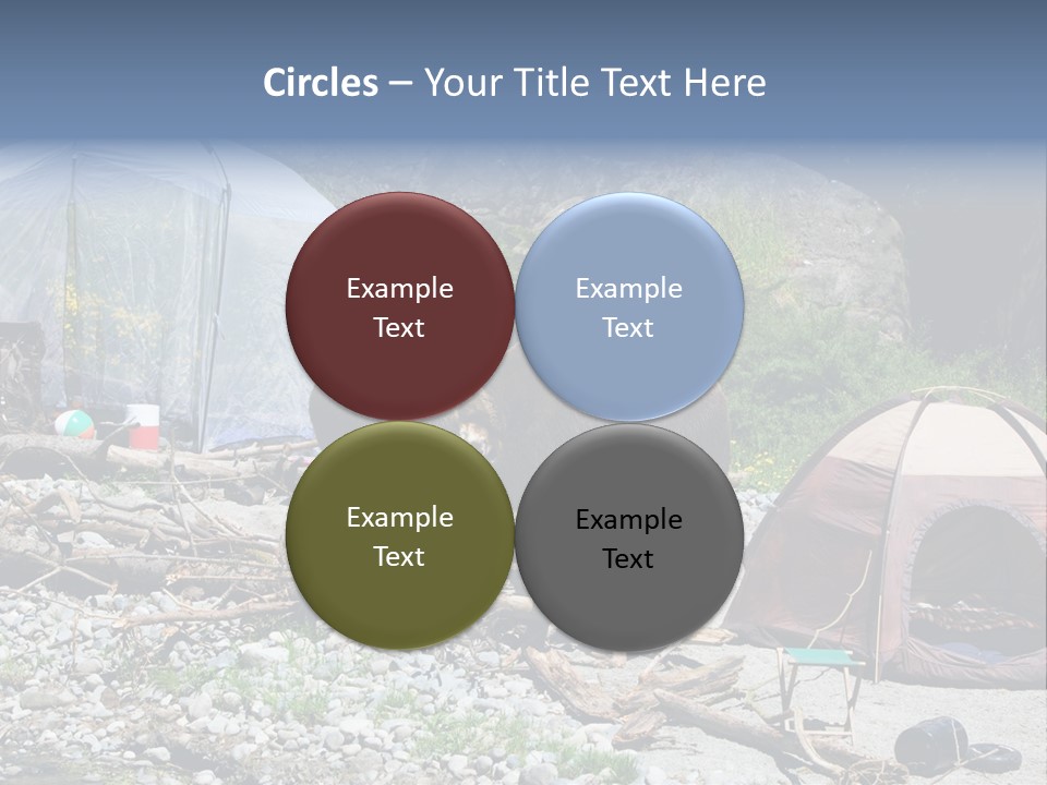 Omnivore Ice Chest Huge PowerPoint Template