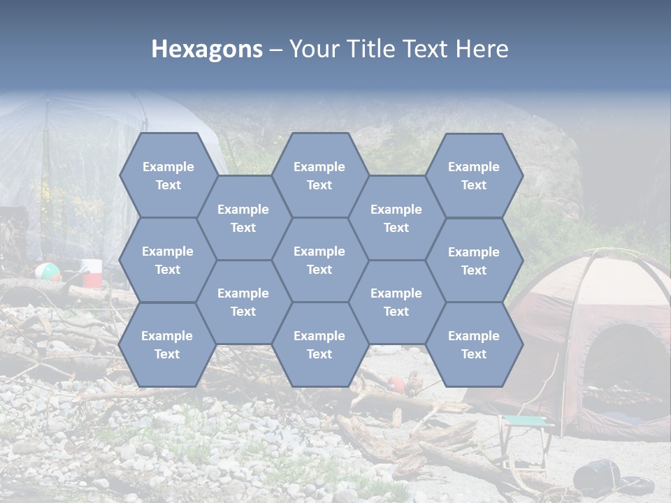 Omnivore Ice Chest Huge PowerPoint Template