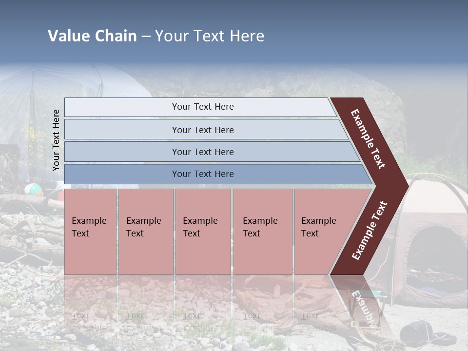 Omnivore Ice Chest Huge PowerPoint Template