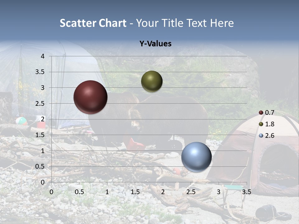 Omnivore Ice Chest Huge PowerPoint Template
