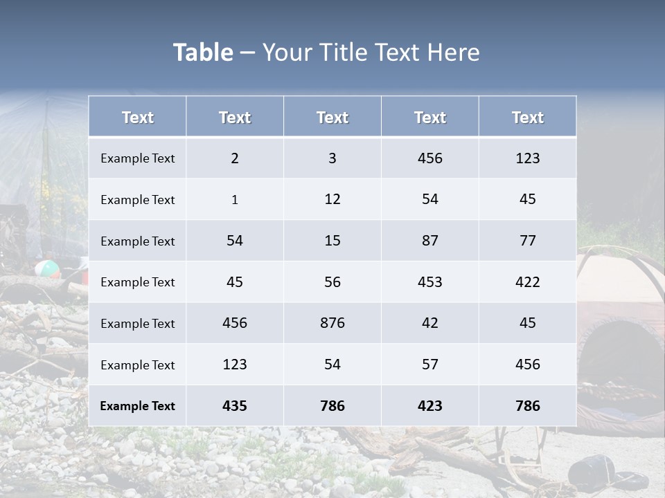 Omnivore Ice Chest Huge PowerPoint Template