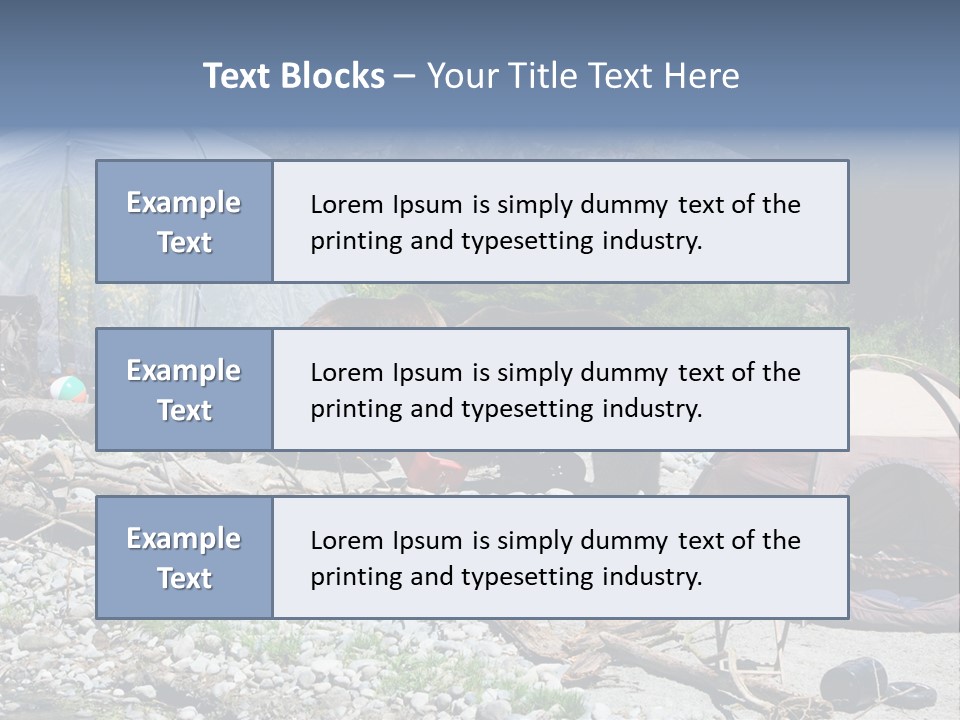 Omnivore Ice Chest Huge PowerPoint Template