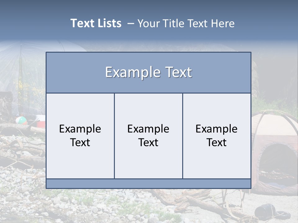 Omnivore Ice Chest Huge PowerPoint Template