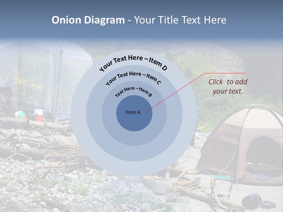 Omnivore Ice Chest Huge PowerPoint Template