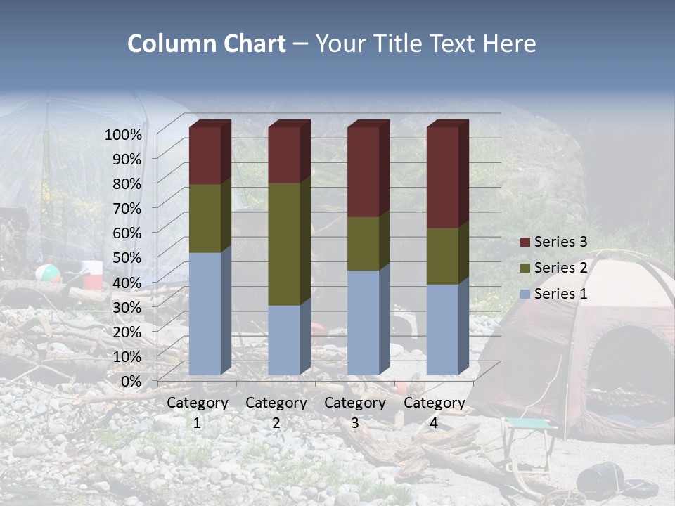 Omnivore Ice Chest Huge PowerPoint Template