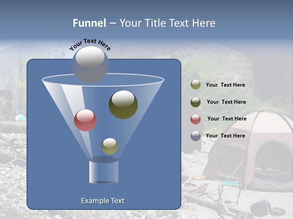 Omnivore Ice Chest Huge PowerPoint Template