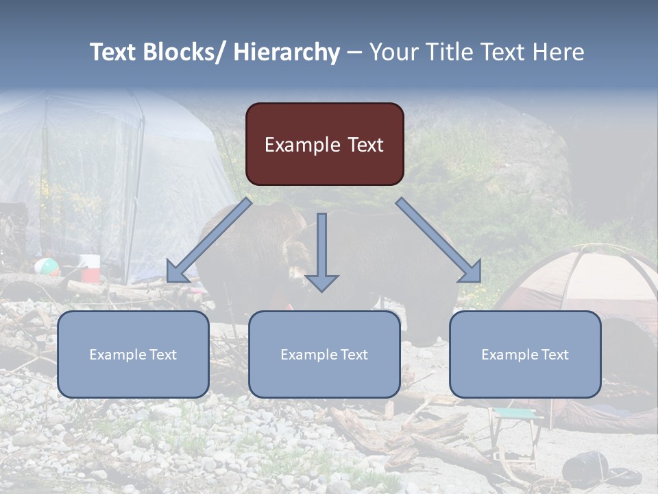 Omnivore Ice Chest Huge PowerPoint Template
