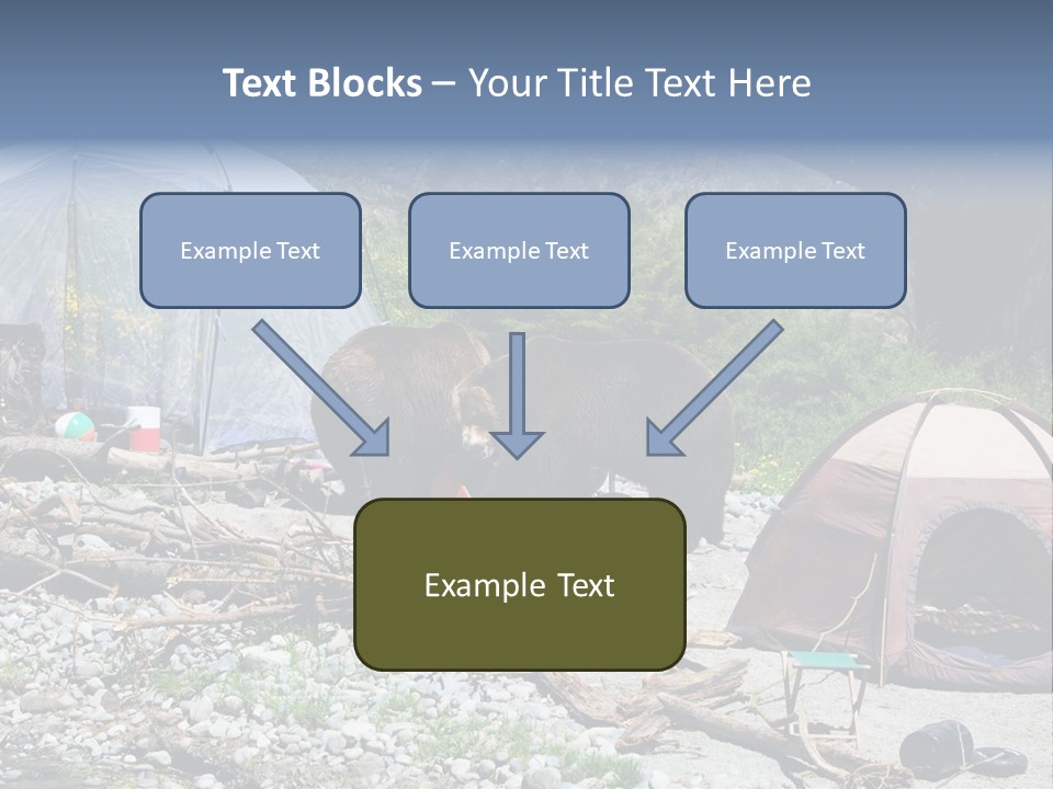 Omnivore Ice Chest Huge PowerPoint Template