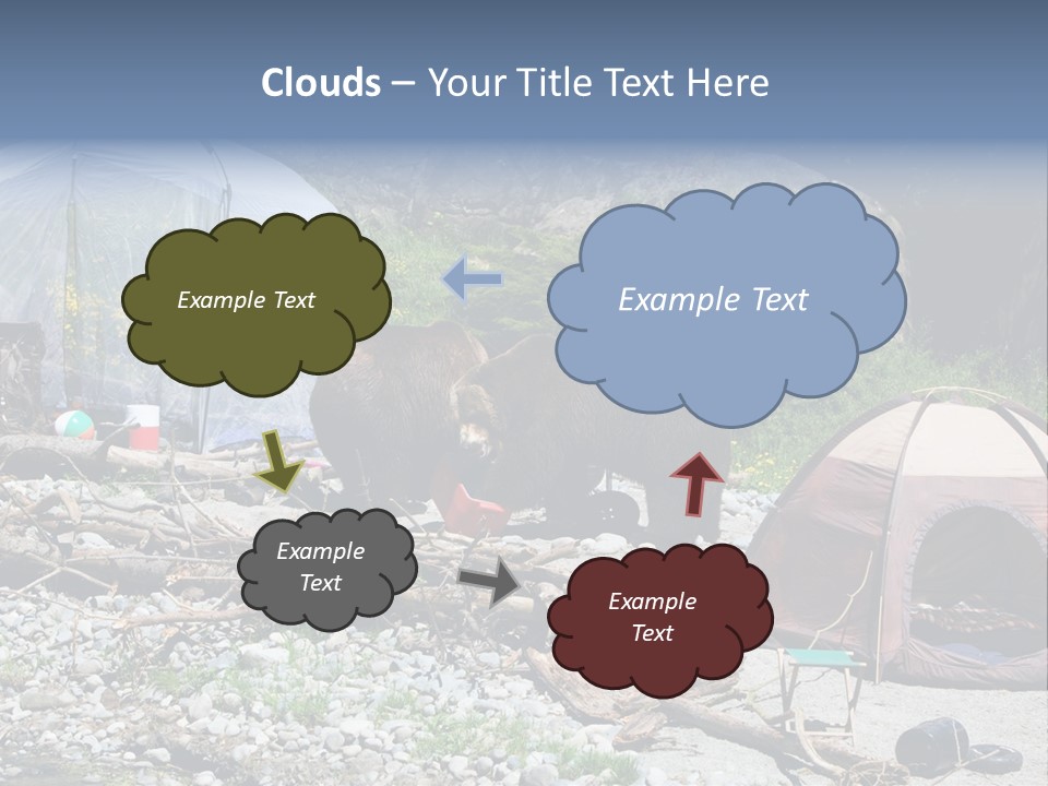 Omnivore Ice Chest Huge PowerPoint Template