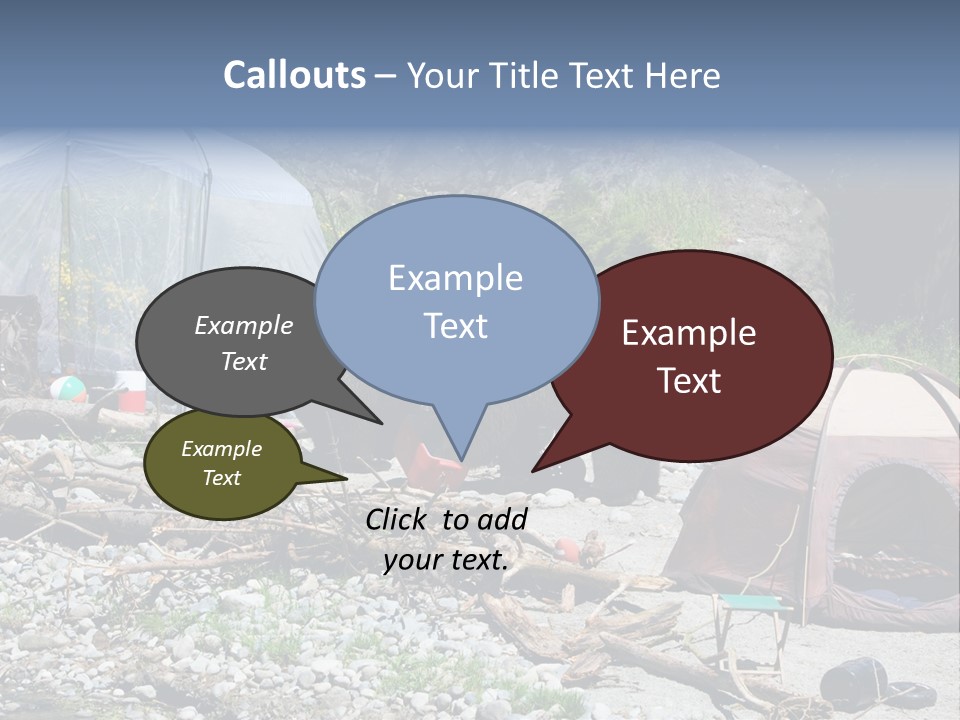 Omnivore Ice Chest Huge PowerPoint Template