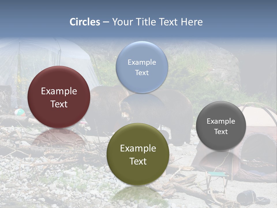 Omnivore Ice Chest Huge PowerPoint Template