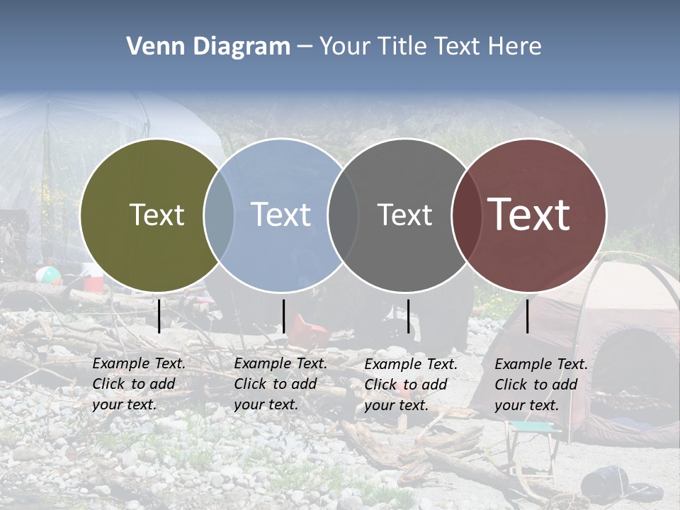 Omnivore Ice Chest Huge PowerPoint Template