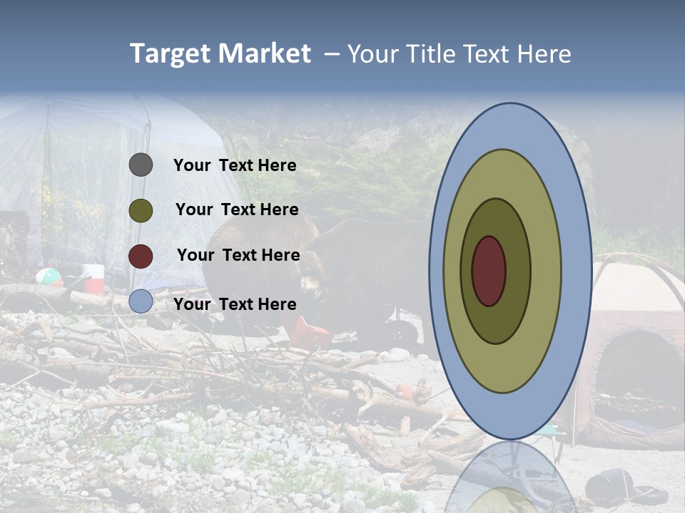 Omnivore Ice Chest Huge PowerPoint Template