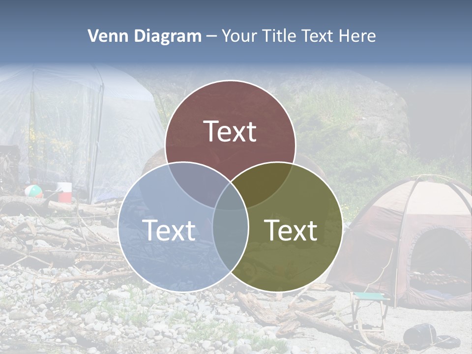 Omnivore Ice Chest Huge PowerPoint Template