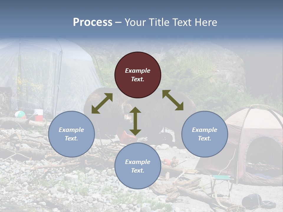 Omnivore Ice Chest Huge PowerPoint Template