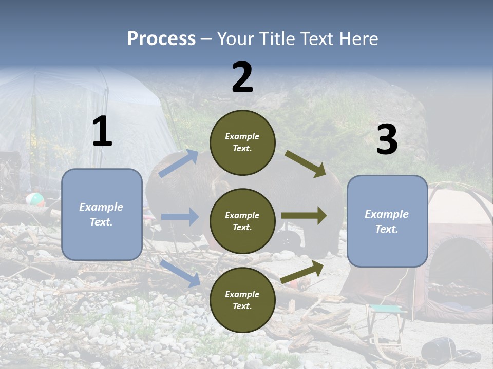 Omnivore Ice Chest Huge PowerPoint Template