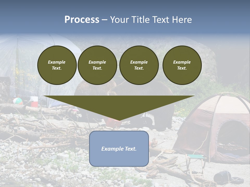 Omnivore Ice Chest Huge PowerPoint Template