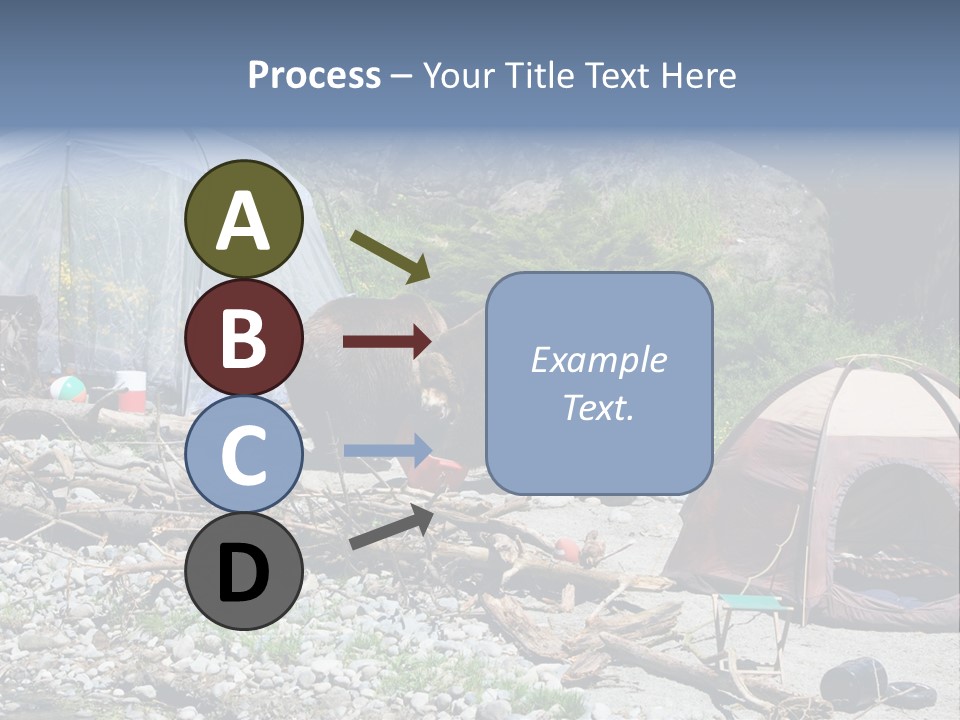 Omnivore Ice Chest Huge PowerPoint Template