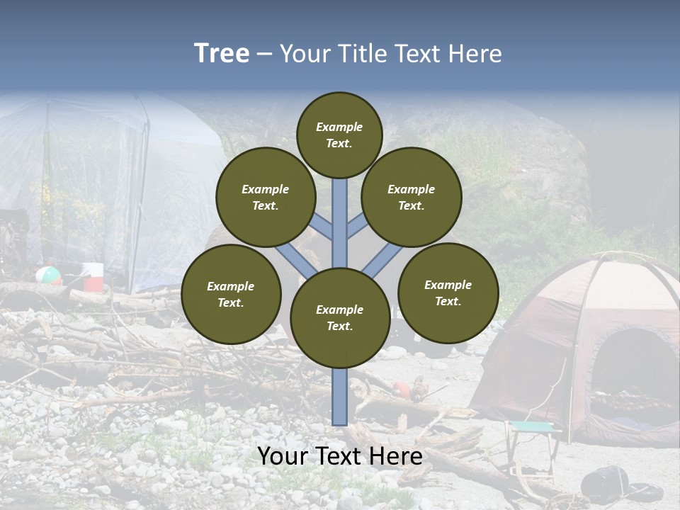 Omnivore Ice Chest Huge PowerPoint Template