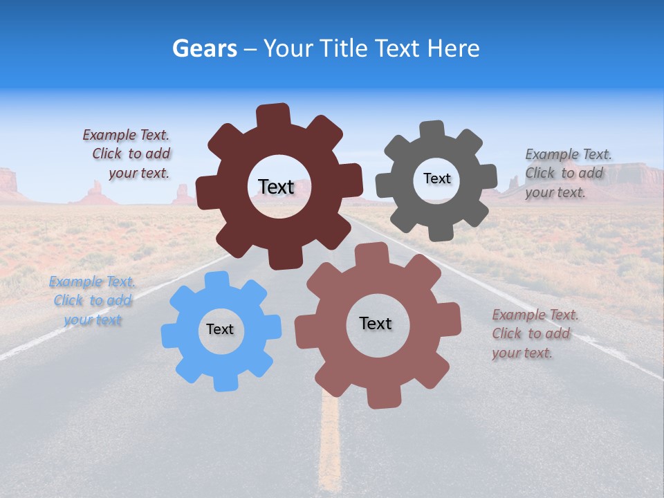 American Tourist Tourism PowerPoint Template