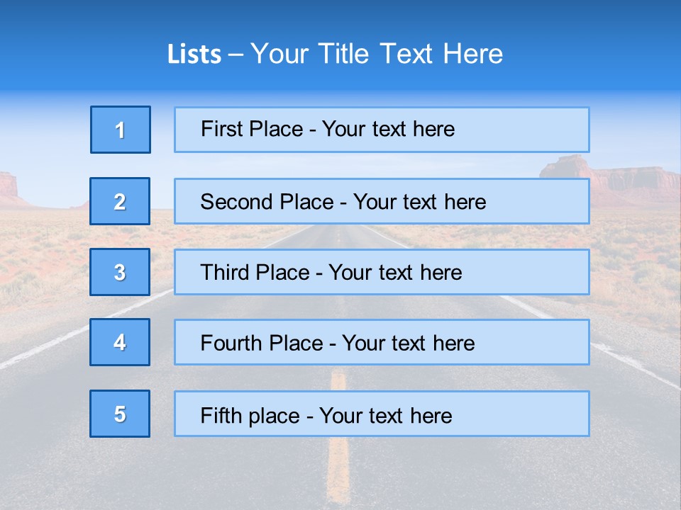 American Tourist Tourism PowerPoint Template