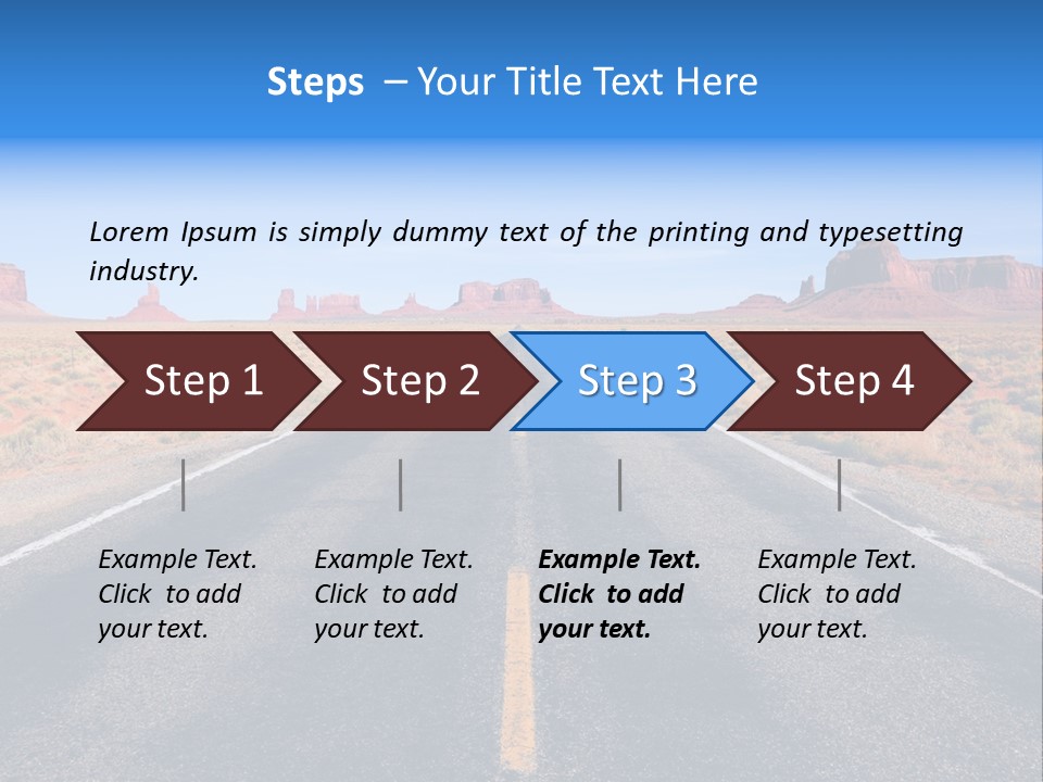 American Tourist Tourism PowerPoint Template