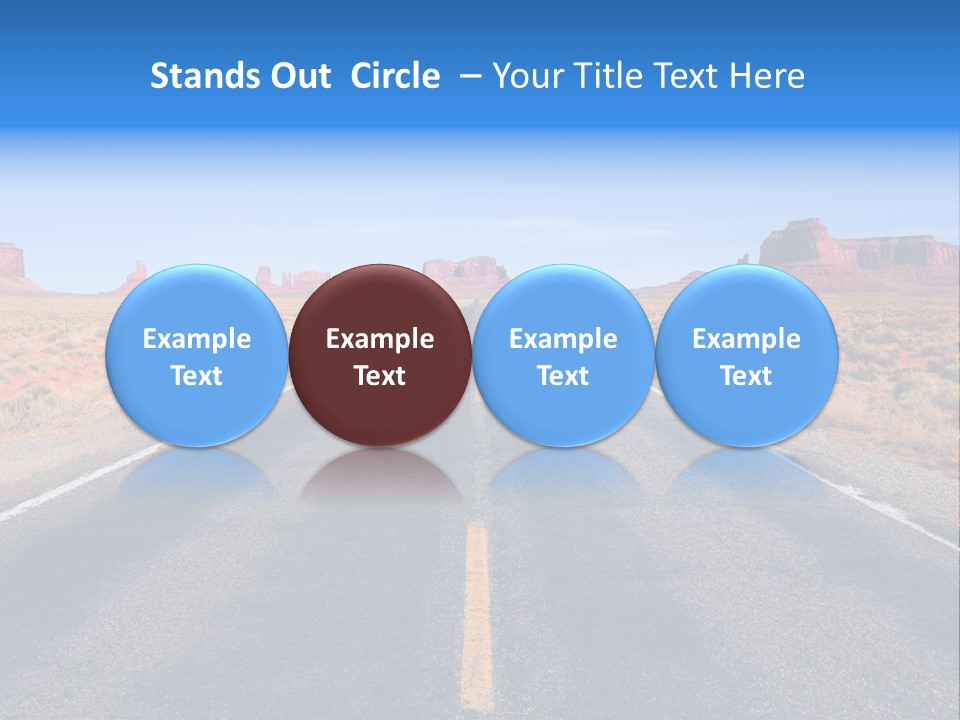 American Tourist Tourism PowerPoint Template