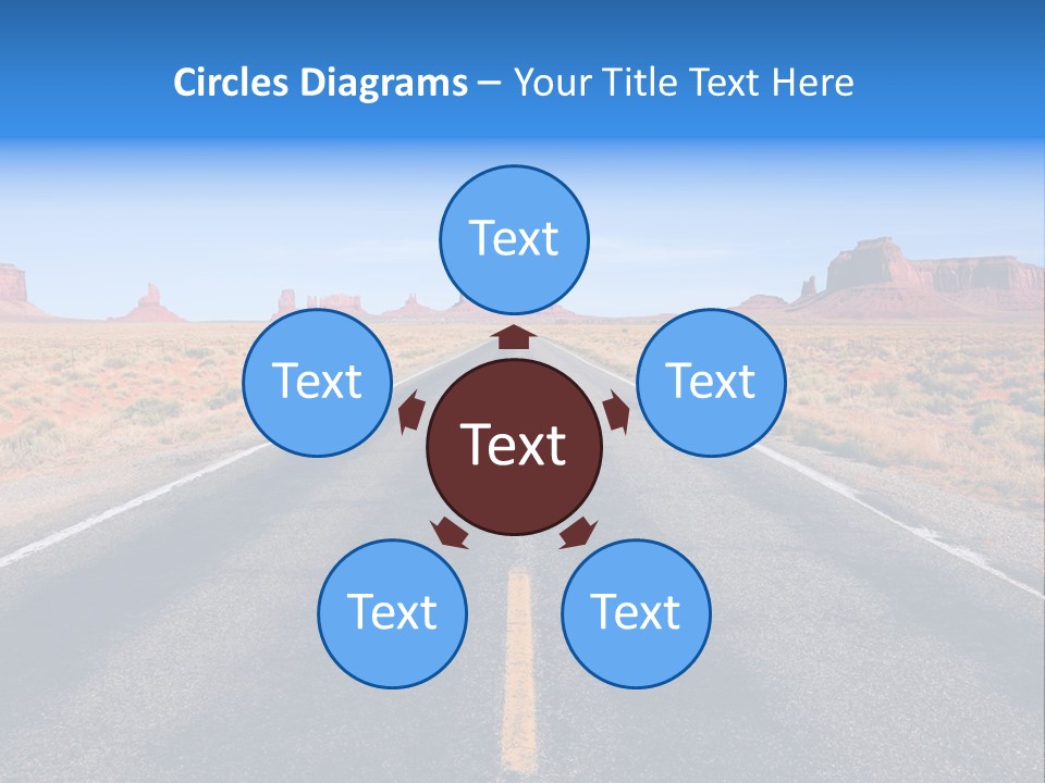 American Tourist Tourism PowerPoint Template