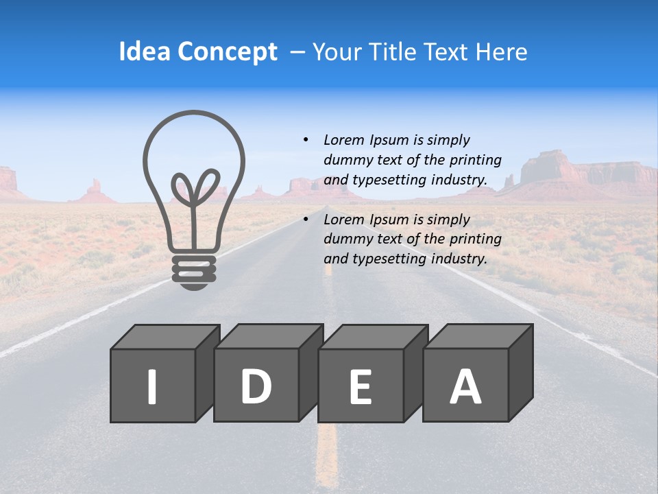 American Tourist Tourism PowerPoint Template