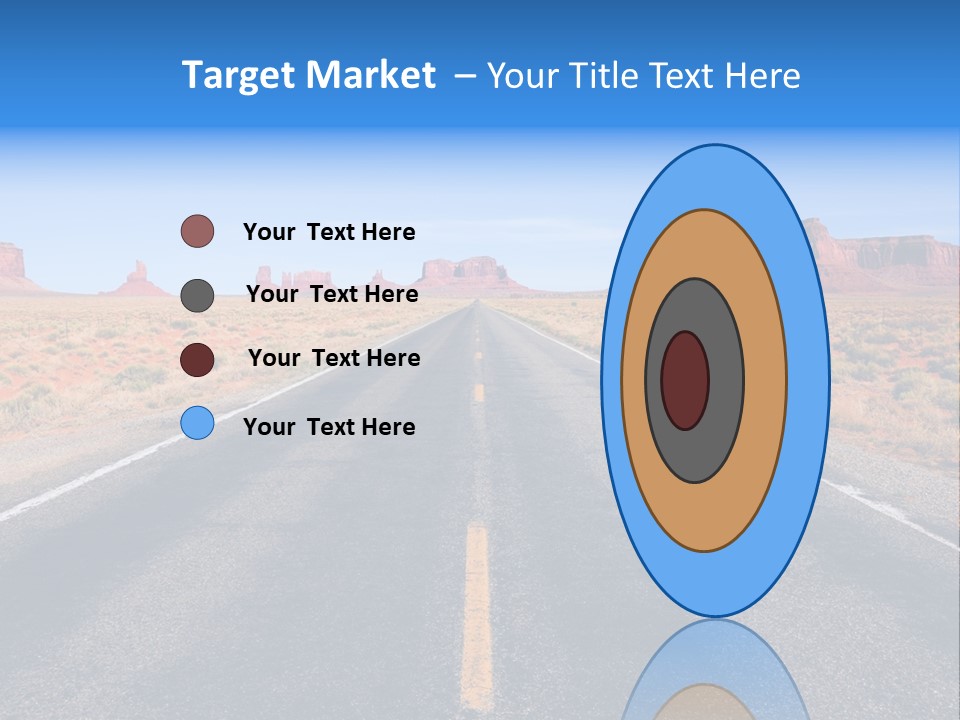 American Tourist Tourism PowerPoint Template