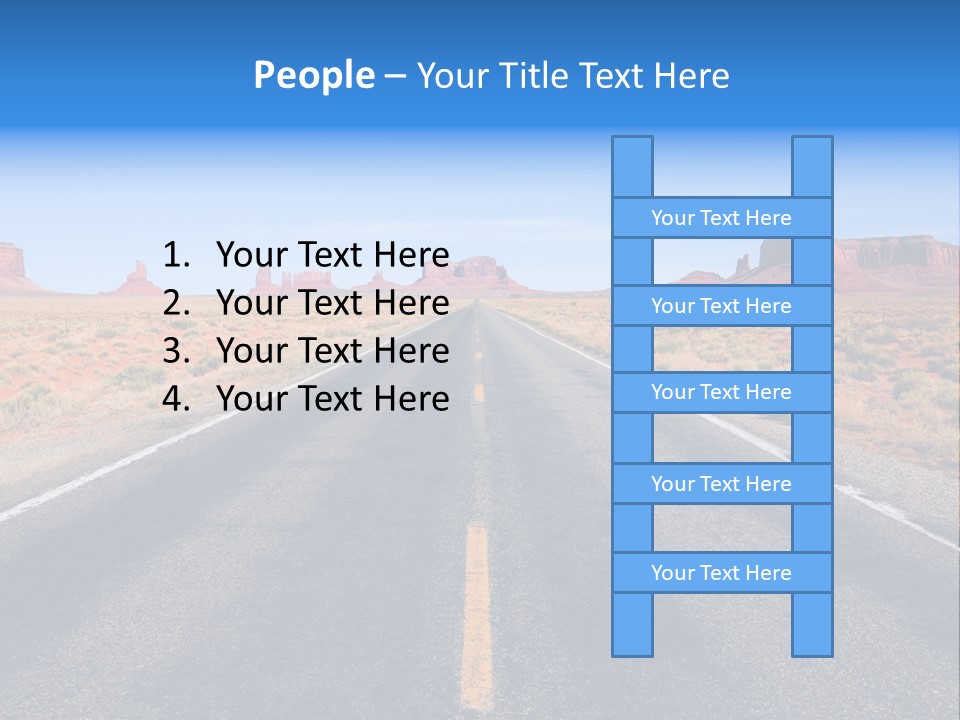 American Tourist Tourism PowerPoint Template