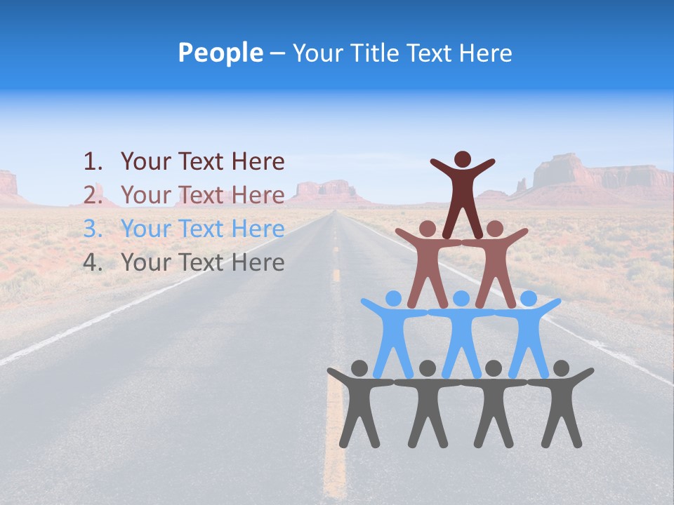 American Tourist Tourism PowerPoint Template