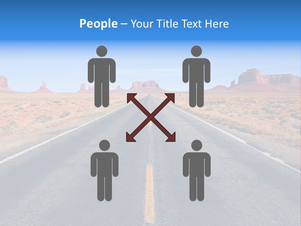 American Tourist Tourism PowerPoint Template