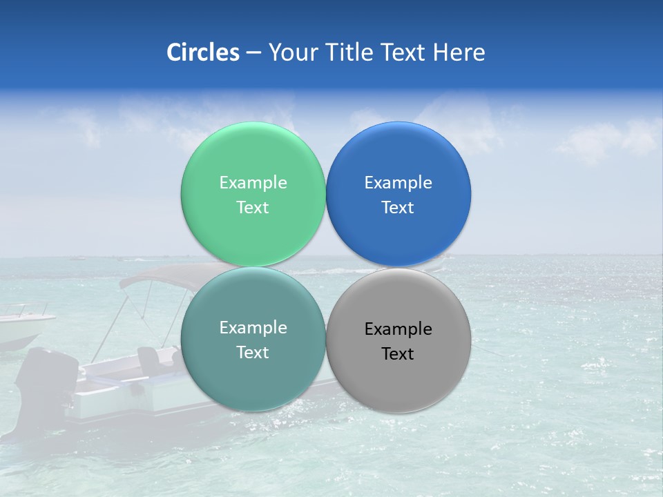 Outdoors Stingray City Heat PowerPoint Template