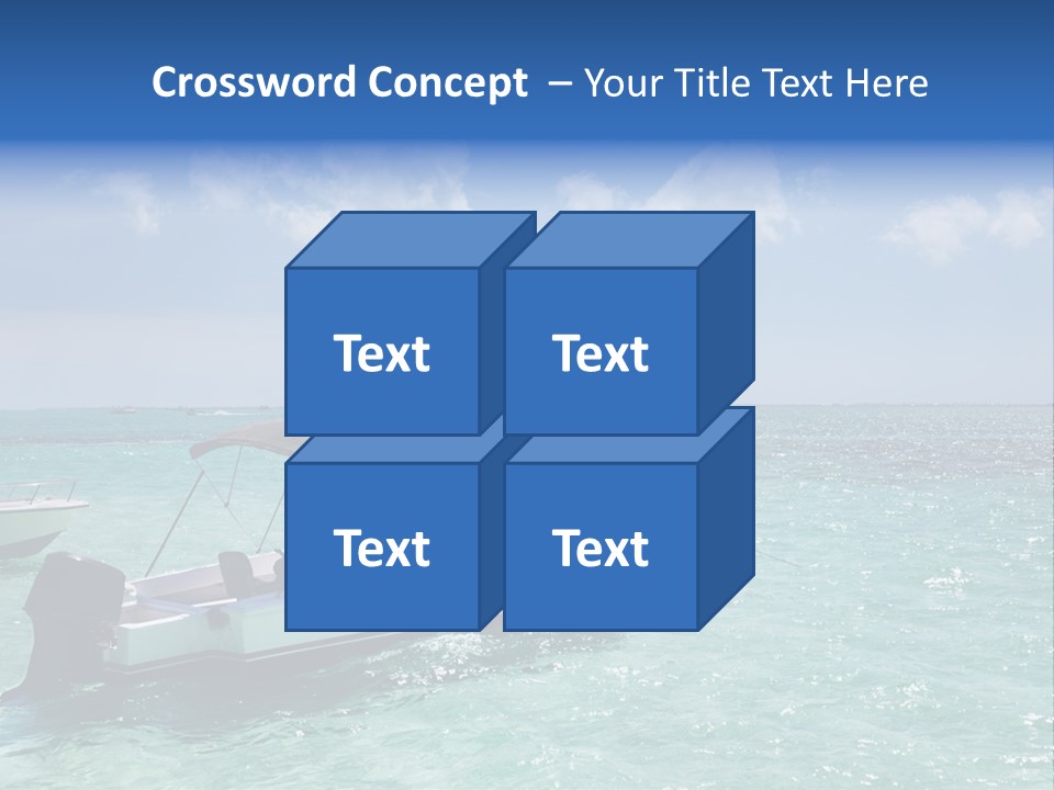 Outdoors Stingray City Heat PowerPoint Template