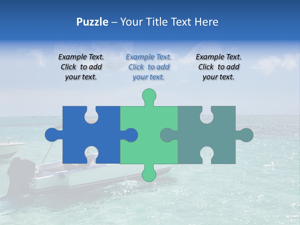 Outdoors Stingray City Heat PowerPoint Template