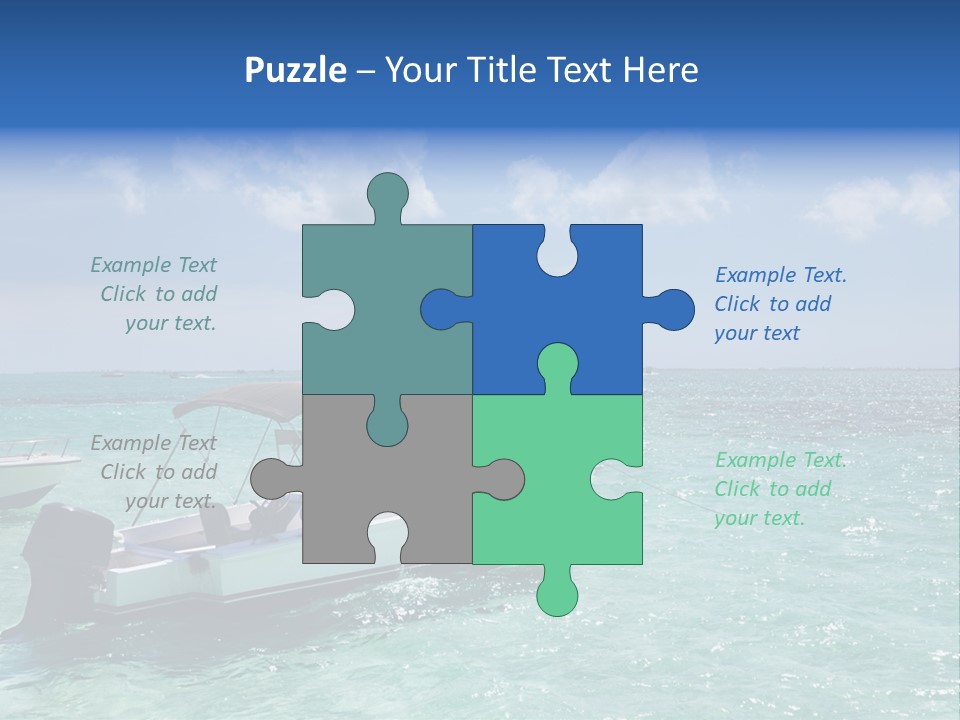 Outdoors Stingray City Heat PowerPoint Template