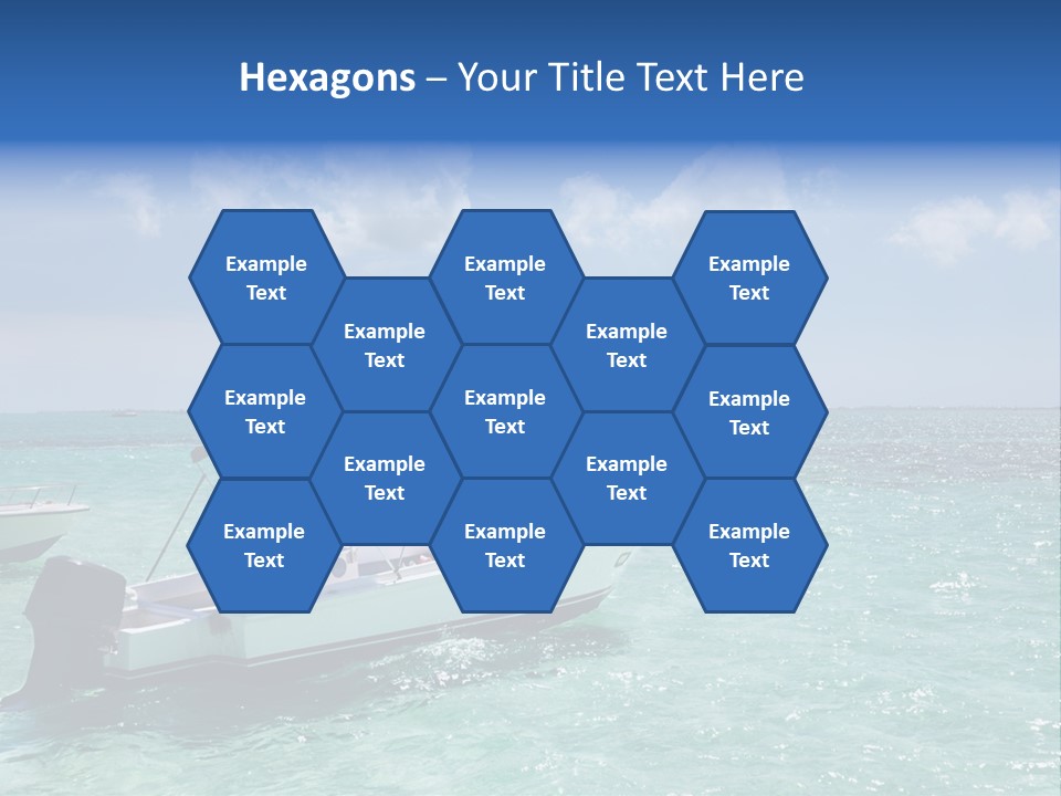 Outdoors Stingray City Heat PowerPoint Template