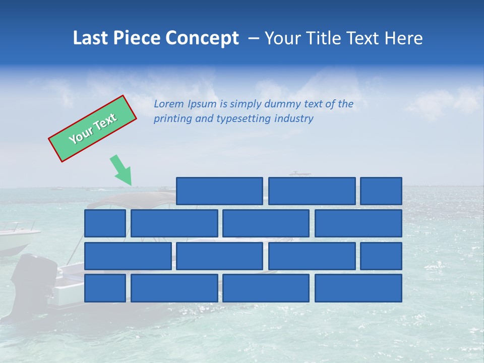 Outdoors Stingray City Heat PowerPoint Template