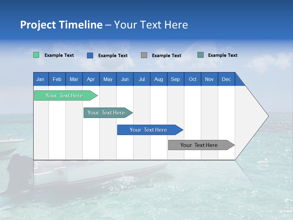 Outdoors Stingray City Heat PowerPoint Template