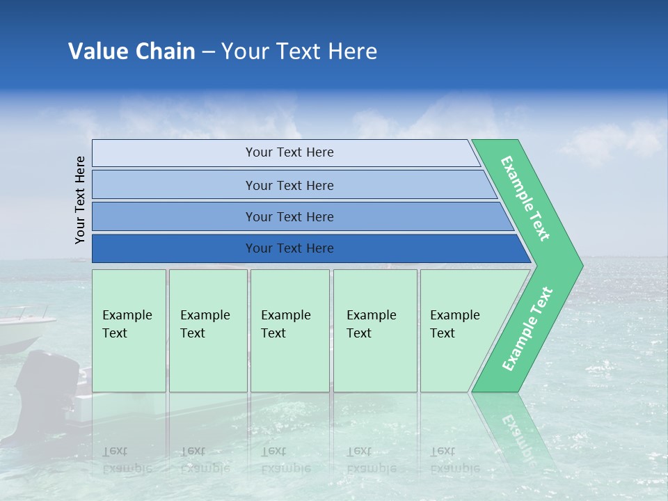 Outdoors Stingray City Heat PowerPoint Template