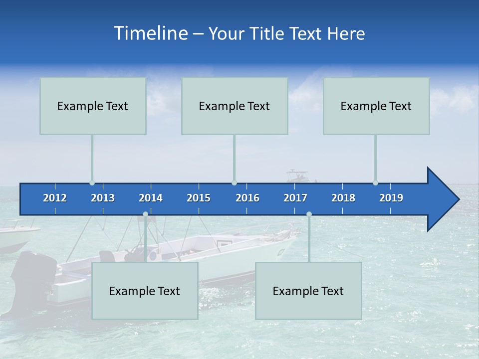 Outdoors Stingray City Heat PowerPoint Template
