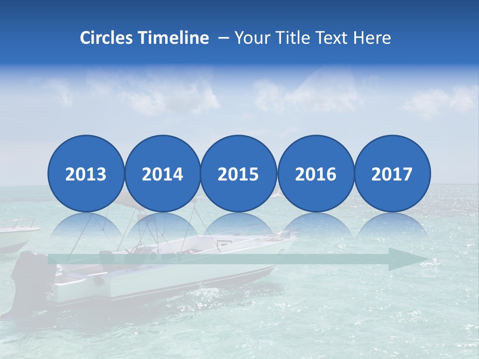 Outdoors Stingray City Heat PowerPoint Template