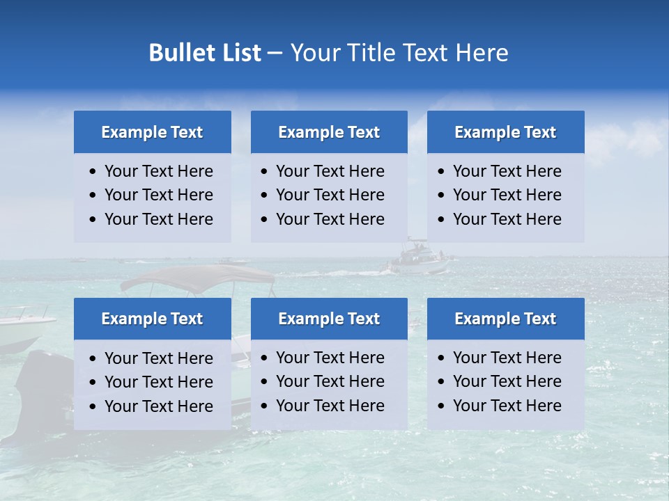 Outdoors Stingray City Heat PowerPoint Template