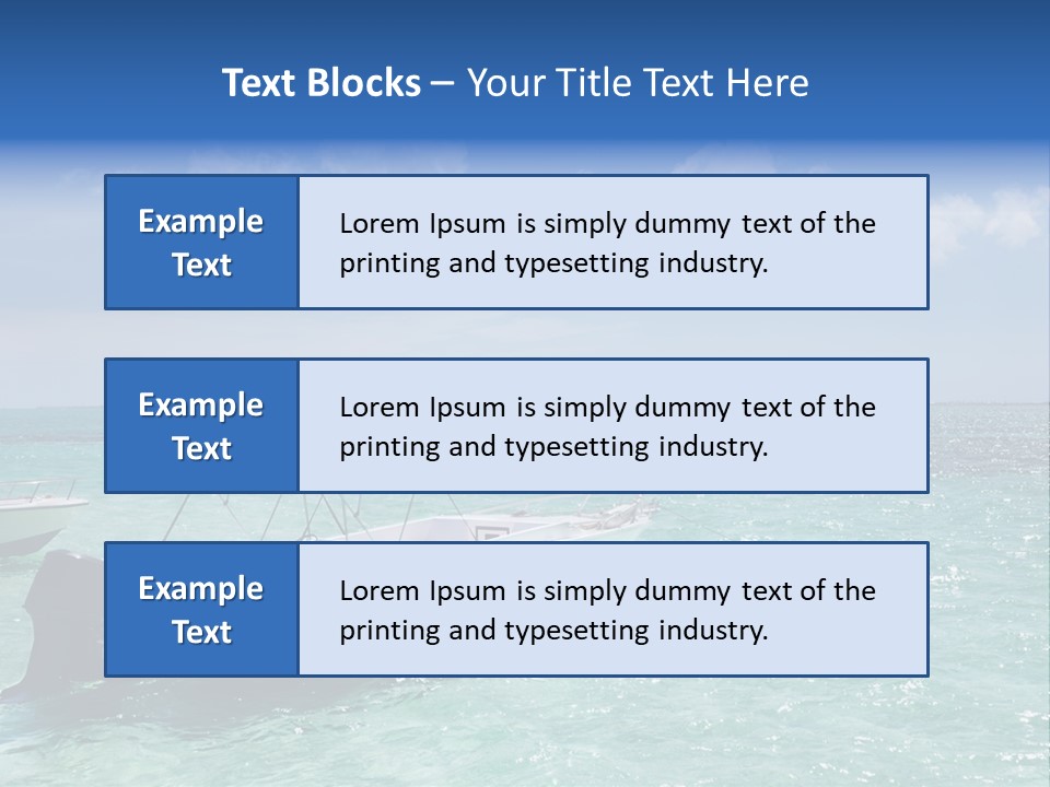 Outdoors Stingray City Heat PowerPoint Template
