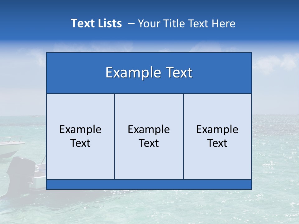 Outdoors Stingray City Heat PowerPoint Template